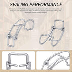 4 Pcs P538928 Air Cleaner End Cap Metal Clip Compatible with Dona-ldson, Air Filter Clips, Maintain The Sealing 0f The Air Cleaner End Cap