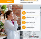 Max Water 5 Micron 20 x 4.5 Sediment Filter 20 inch Whole House BB Water Filteration System Replacement Compatible Cartridge DGD-5005-20, FP25B, AP810-6, FPMB5-20, P5-20, 155358-43, SDC-45-2005