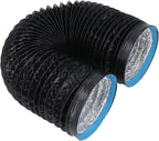 7in Dryer Vent Exhaust Duct Hose - 6.56ft Flexible Insulated Air Ducting for HVAC, Kitchens, Greenhouses & More - Heavy Duty Aluminum Foil with Steel Wire for Optimal Airflow