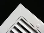 HVAC Premium 10" X 10" Aluminum Return Filter Grille for 1" Filter - Easy Airflow - Linear Bar Grilles [Outer Dimensions: 12.5"w X 12.5h"]