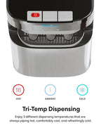 Brio 400 Series Self-Cleaning UV Bottleless Water Cooler Dispenser - with 2-Stage Water Filter and Installation Kit, Tri Temp Dispense, Child Safety Lock - UL Approved