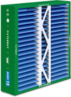 Filterbuy 20x20x5 Air Filter MERV 13 Optimal Smoke & Allergy Defense (3-Pack), Pleated HVAC AC Furnace Filters for Honeywell FC100A1011, Lennox X0585, and More (Actual Size: 19.63 x 19.88 x 4.38)