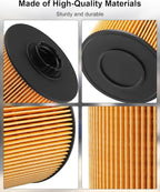 8982402800 Fuel Filter Kit Fit for MULTIQUIP DIS185SSI4F Selwood S 160 ECO 150 S Isuzu 4LE2T 4LE2X Engines Clark C 30 D 2003-2018, Replace 5200017727 36904 FF42193 SN25158 PF46057