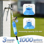 OULEME RV Water Filter, Inline Water Hose Filter for Camper, Travel Trailer, Marine, Garden, Pool, NSF Certified, Reduces Bad Taste, Odors, Chlorine