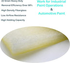 wioboy Paint Booth Exhaust Filter Roll (48" x 200ft), 22 Gram Heavy Duty Fiberglass Paint Arrestor for Spray Booth