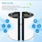 Replacement True Filter for Dyson TP04 TP06 TP07 TP09 TP10 HP04 HP06 HP07 HP09 HP10 PH01 PH02 PH03 PH04, 360° Combi 2 in 1 and Carbon Filter, Grade True Carbon Replacement Filter