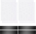 4 Pack 40cm x 30cm Magnetic Floor Vent Cover - Customizable Size PVC Mesh Register for Wall Ceiling Floor Catch Debris Hair Insect (White)