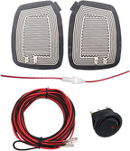 12V Car Rear Mirror Heater, Electric Glass Heating Demister Fast Heat Side Mirror Glass Heater, Metal Glass Heated Pad Car Side Mirror Heated Pad Suitable for Most Car