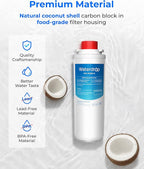 [With Chip] Waterdrop W283-R Replacement for Elkay® 51300C, Compatible with Elkay® ezH20® and Halsey Taylor® Bottle Filling Stations, NSF/ANSI 42, Reduces Chlorine, Bad Taste & Odor, 3 Pack