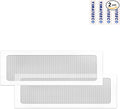 Dust Filter PC 360mm x 120 mm Magnetic Fan Dust Mesh Filter for Computer Cooler Fan/PSU/Routers, PVC 50 Mesh PC Case Screen Dustproof Vent Filter Cover Fan Grills (PVC, 120 * 360mm, 2pcs, White)