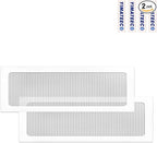 Dust Filter PC 360mm x 120 mm Magnetic Fan Dust Mesh Filter for Computer Cooler Fan/PSU/Routers, PVC 50 Mesh PC Case Screen Dustproof Vent Filter Cover Fan Grills (PVC, 120 * 360mm, 2pcs, White)