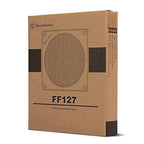 Silverstone Technology - FF127 200°C / 394°F Rated 120mm Magnetic Fan Grille and Filter Kit - SST-FF127B