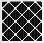 Nordic Pure 20x20x1 (Actual Size: 19 1/2 x 19 1/2 x 3/4) Pure Carbon Pleated Odor Reduction Furnace Air Filters 3 Pack