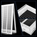 20x30 Return Air Grille [Duct Opening Size],Return Air Vent Cover for Wall Or Ceiling,Steel Return Air Filter Grilles Removable Face/Door for 1 Inch Filters (20"W x 30"H [Duct Opening])