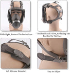 Full Face Respirаtor Reusable, Organic Vapor Respirаtor Compatible with Particulate Filter, Protection for Painting, Machine Polishing, Welding, Same as 6000 6800 7800 FF-400 V-Series
