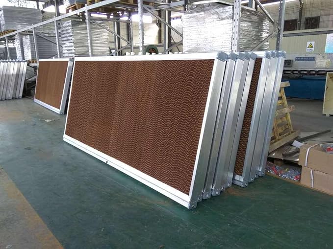 High Efficiency Swamp Cooler Pads, Swamp Cooler Filter, Evaporative Cooling Pad, Evaporative Cooler Pads, Evaporative Cooler Replacement Media, 48" Long, 12” Wide, 6" Thick, 1 Piece Per Package