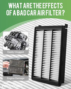 Cabin Air Filter and Engine Air Filter Fits for Hyundai Tucson 2016-2021 Activated Carbon Cabin Filter Replacement 97133-D1000 CA12065