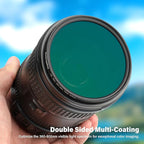Walking Way 43mm Circular Polarizing Filter Ultra-Slim MC CPL Filter Optical Glass Circular Polarizer Filter for Camera Lens
