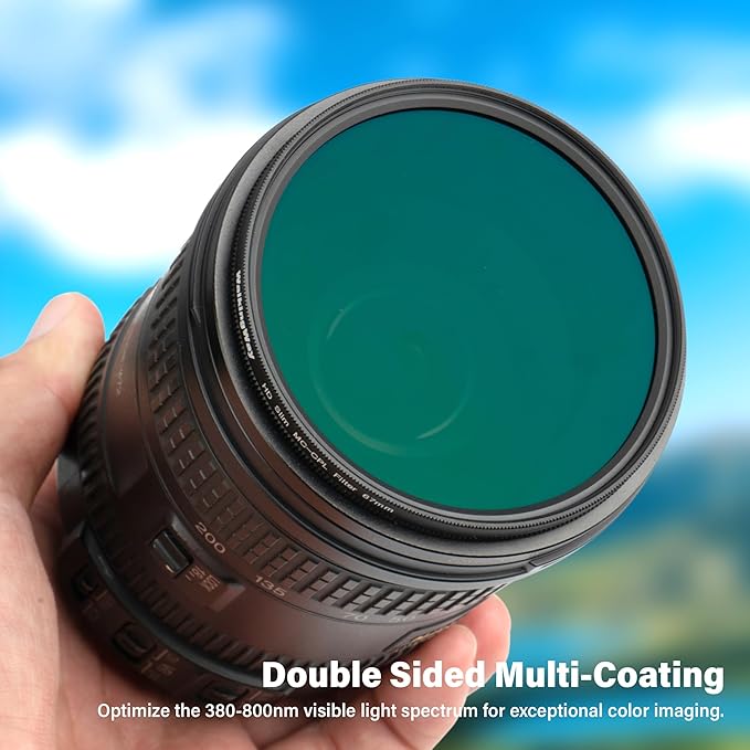 Walking Way 43mm Circular Polarizing Filter Ultra-Slim MC CPL Filter Optical Glass Circular Polarizer Filter for Camera Lens