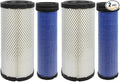 2SET R1401-42270 R2401-42280 Air Filter Fits for Kubota KX121-3 KX121-3S KX161-3 KX161-3S L48 M4700 M4800 M4900 M5400 M5700 MX4700 MX5000 MX5100 MX5200 R420 R520 U45S U45ST U55-4