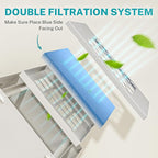 Indoor Dryer Vent Kit 10 Pack Dryer Filter Replacement, Compatible with HG Power Indoor Dryer Vent Systems, Polyester Vent Filters