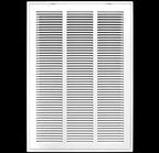 HVAC Premium 16 x 24 Duct Opening Steel Return Air Filter Grille, for 1-inch Filter, Removable Door, Flat Stamped HVAC Vent Cover Grille, Outer Dimensions 18.5 x 26.5