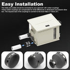 Rotary Drum Filter | RDF 8000GPH | Fully Automatic Water Filter System | Koi Pond, Aquaculture, Fish Farm, Hydroponics, Aquaponics, Natural Swimming Pool, Aquarium, Fountains | 110-120V 60Hz 25212