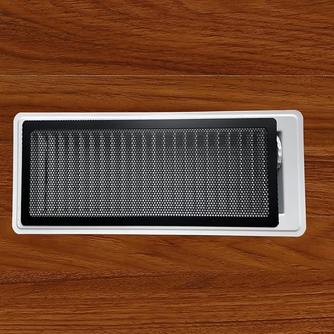Floor Register Vent Cover- 4"x10" Magnetic Air Vent Screen Mesh Cover, Perfect for Wall/Ceiling/Floor Air Vent Filters (4-Packs)