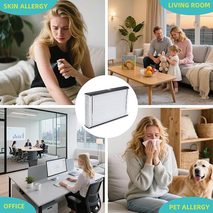 2 Pack 413 Air Filter Compatible with AprilAire Whole House Air Purifiers Model 1410, 1610, 2410, 2416, 3410, 4400, 2140 - MERV 13, Size:16x25x4