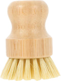 Multi-Function Pot Brush Natural Vegetable Scrubber for Dishes Pans and Pots Comfortable Grip for Easy Cleaning Use