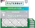 Filterbuy 20x20x1 Air Filter MERV 8 Essential Dust & Allergy Defense (5-Pack), Electrostatic Pleated HVAC AC Furnace Filters Replacement, Made in USA (Actual Size: 19.50 x 19.50 x 0.75)