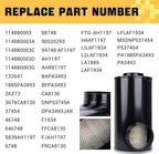 PA3493 AH1197 Air Filter Compatible with Capacity Spotter Tj5000 Capacity Tj5000, Tj6500 Freightliner XB XC Ottawa Yt30 Yt60T Thomas Saf-T-Liner Replaces P537454 46748 LAF1934 PA3493 114880003A