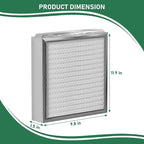 Carmerny 990-13 Humidifier Vapor Water Pad Filter Compatible with GeneralAire 990-13 G13 Humidifier Replacement Evaporator Pad Media Filter for Models 709 990 1040 1042 1137 SL16, GFI #7002, 3-Pack