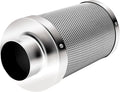 iPower 6" Air Carbon Filter for Inline Duct Fan, Intake and Exhaust Fans, with Premium Australia Virgin Charcoal, Silver