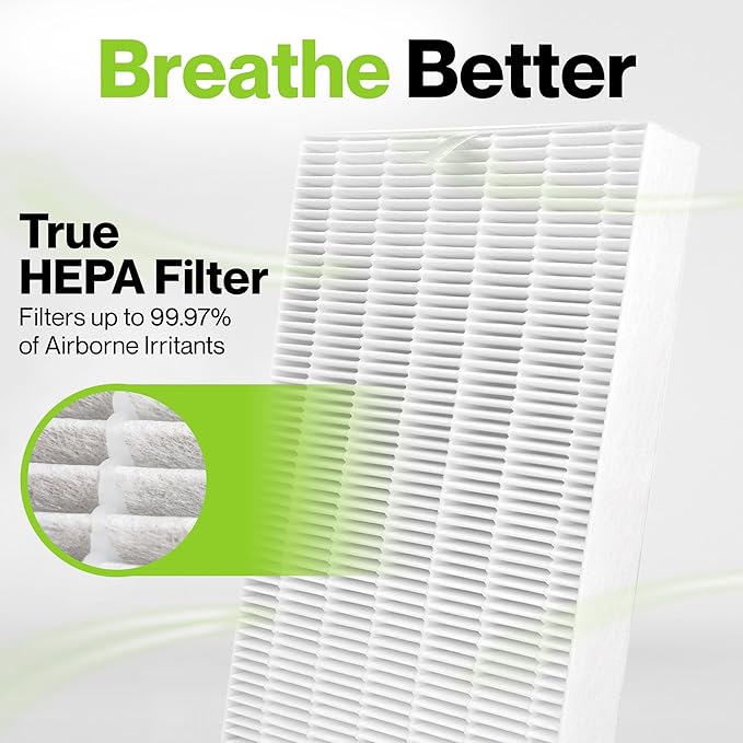 Durabasics 3 Pack of HEPA Filters Compatible with Honeywell Air Purifier Replacement Filters, Replacement for Honeywell Filter R, HEPA Filter R, HPA300, HPA 300 & HRF-R3