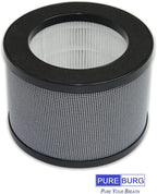 PUREBURG Replacement True HEPA Filters Compatible with isinlive vortex A5 Air Purifier,H13 3-Stage Filtration Activated carbon Air Clean Dust VOCs Odor,2-Pack
