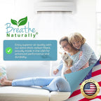 Breathe Naturally Universal Cut To Fit Carbon Activated Air Filter - Replacement Charcoal Filters - Pre Filter Carbon Sheet for Air Purifier, Vent Filters & More - Packed in USA (Pack of 4, 16x48)