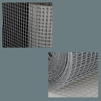 AOTNZ Welded Wire Fencing, Stainless Steel Anti-Rust Decorate Square Screening Filter Sheet for Garden Fence Aviary Hutch Net Fence Chicken Coop Pond Enclosure (Color : Silver, Size : 1.5x12m)