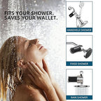2-Pack Shower Filters with 11 Replacement Cartridges - Coconut Shell Carbon Filter Removes Chlorine, Heavy Metals | Universal Showerhead Water Filter for Healthier Skin & Hair