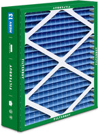 Filterbuy 21x23.5x5 Air Filter MERV 13 Optimal Smoke & Allergy Defense (4-Pack), Pleated HVAC AC Furnace Filters for Trane Perfect Fit & American Standard (Actual Size: 20.00 x 23.09 x 4.97)