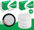 600 Pack Milk Filter Discs Quick Flow Non-gauze Small 4-9/16" Od Replacement Filters Disks for Raw Milk Strainer 200 Discs Per Box