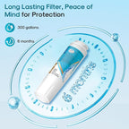 ICEPURE Alkaline UKF8001 Refrigerator Water Filter Replacement for Whirlpool EDR4RXD1, EveryDrop Filter 4, Maytag UKF8001, 4396395, UKF8001P, UKF8001AXX, RFC0900A, UKF8001AXX-200, Enhances PH, 4 Pack