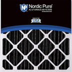 Nordic Pure 20x20x5 (Actual Size: 19 5/8 x 19 7/8 x 4 3/8) Honeywell Replacement Furnace Filters MERV 10 Plus Carbon 4 Pack