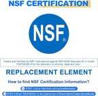 GOLDEN ICEPURE RWF0600A Refrigerator Water Filter Replacement for GE SmartWater MWFA, GWF, GWFA, FMG-1, WFC1201, GSE25GSHECSS, PC75009, 197D6321P006, Kenmore 9991, PC83879, GSL25JFTABS
