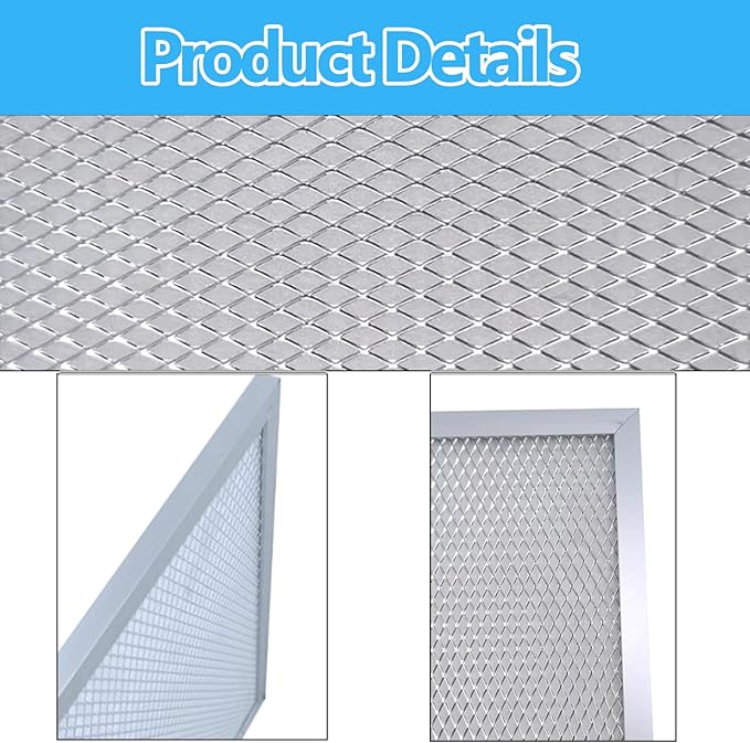 Air Cleaner Filters 50000293-002 16" X 12.5" Replacement Honeywell Electronic Air Cleaner F300 F300A F50F F58F Fits Honeywell HVAC Furnace Mesh PostFilters -2 Pack