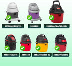 5 Pack Micro Shop VAC Bags 2-2.5 Gallon, Type B 90668 9066800 9066833, All Around EZ QAM70 and CMXZVBE38774 Premium Disposable Dust Collection Bags