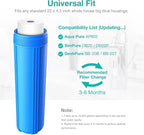 SimPure Sediment Water Filters, 5 Micron 20" x 4.5" Whole House Water Filter Replacement Compatible for SimPure DB20 Blue Housing, WGB22B, WGB32B, AP802, BB20B, BB20T, 2 Pack