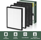 LV-PUR131 Replacement Filters Compatible with LEVOIT Air Purifier Models LV-PUR131s and LV-PUR13, LV-PUR131-RF, 2 Pack HEPA and Activated Carbon Filters