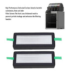Fafeicy 3D Printer Air Filter Cartridges High Efficiency Activated Carbon Filter Replacement Advanced Particle Absorption Easy Installation