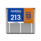 AprilAire 213 Replacement Filter for AprilAire Whole House Air Purifiers - MERV 13, Healthy Home Allergy, 20x25x4 Air Filter (Pack of 2)